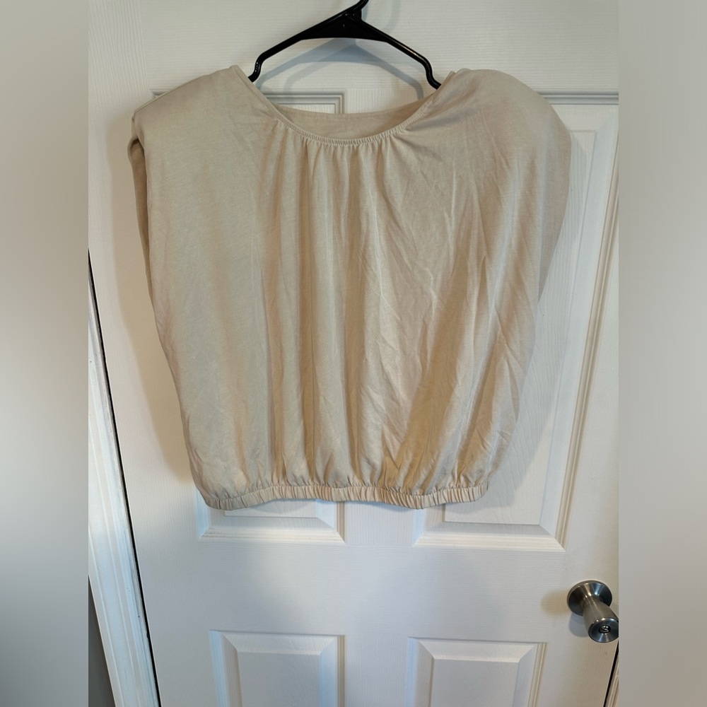 Express Elegant Cream Women's Top